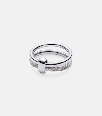 Pomellato Together 18kt white gold ring with diamonds | Pomellato