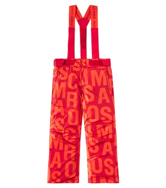 Logo printed ski salopettes | Marc Jacobs Kids
