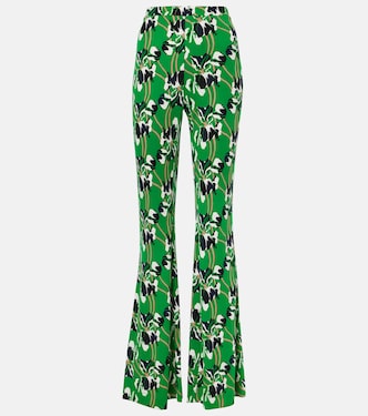 Pantalon évasé Brooklyn imprimé | Diane von Furstenberg