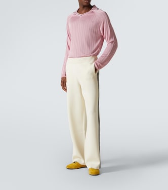Roots polo shirt in pink - Wales Bonner | Mytheresa