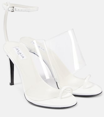Plexi 90 leather & PU sandals | Alaïa