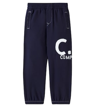 Cotton-blend fleece sweatpants | C.P. Company Kids