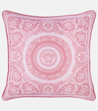 Crete de Fleur wool and cashmere cushion | Versace Home