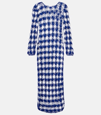 Crochet cotton maxi dress | Anna Kosturova
