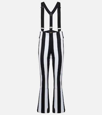Lunira striped ski salopettes | Goldbergh
