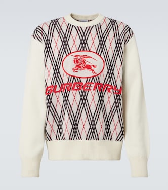 Argyle jacquard sweater | Burberry