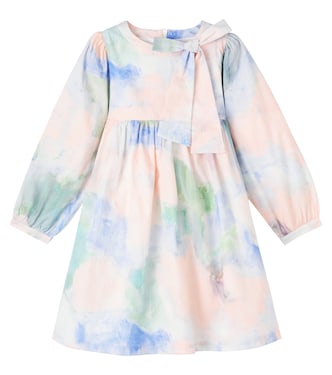 Alyssa ruched cotton dress | Bebe Organic