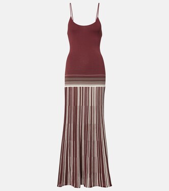 Robe longue Cecile rayée en coton mélangé | Faithfull