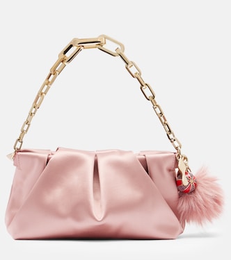 Eva Small crêpe satin clutch | Christian Louboutin