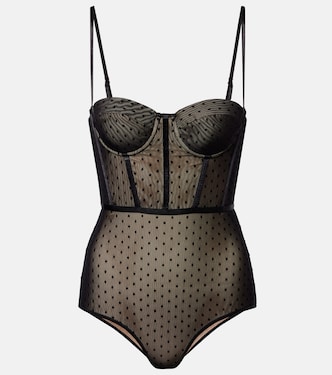 Dot mesh bodysuit | Zimmermann