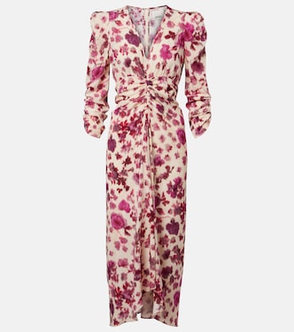 Albini floral silk-blend midi dress | Isabel Marant