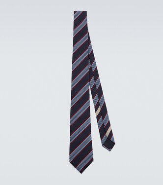 Striped silk jacquard tie | Valentino Garavani