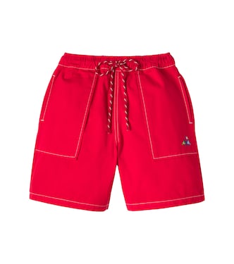 Cosmos cotton canvas Bermuda shorts | The New Society