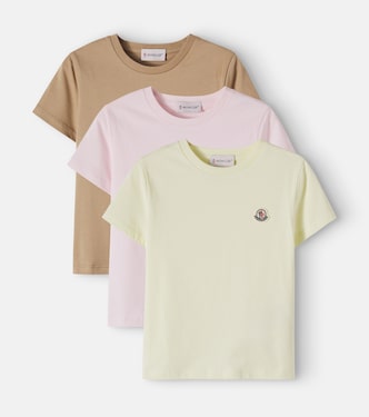 Set of 3 cotton jersey T-shirts | Moncler Enfant