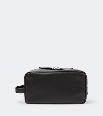 Leather toiletry bag | Métier