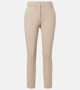 Cropped jersey slim pants | Max Mara