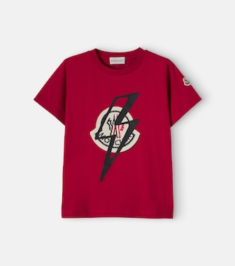 Logo cotton jersey T-shirt | Moncler Enfant