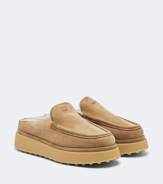 Plateau-Mules Gommino® aus Veloursleder | Tod's