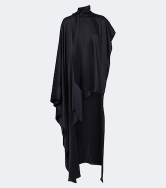 California scarf-detail satin kaftan | Taller Marmo