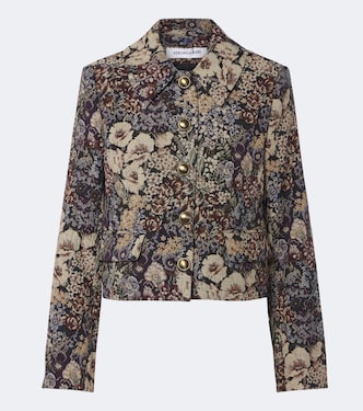 Wilde floral jacquard jacket | Veronica Beard