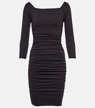 Trixy cotton-blend minidress | Velvet