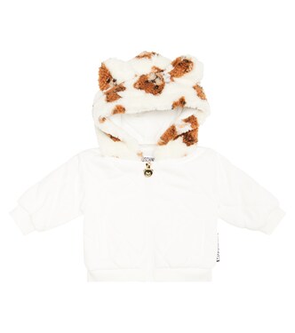 Baby printed quilted jacket | Moschino Kids