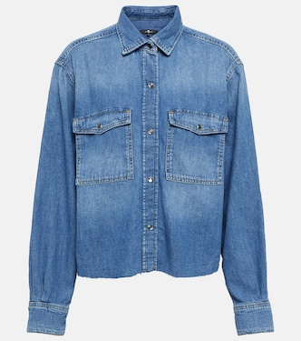 Hemdjacke Eve aus Denim | 7 For All Mankind