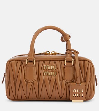 Arcadie matelassé leather tote bag | Miu Miu