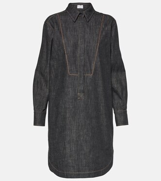 Hemdblusenkleid aus Denim | Brunello Cucinelli