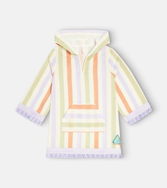August striped cotton beach cover-up | Zimmermann Kids