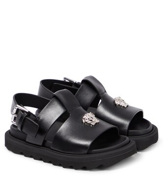 Sandalen La Medusa aus Leder | Versace Kids