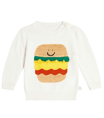 Baby intarsia cotton sweater | Stella McCartney Kids