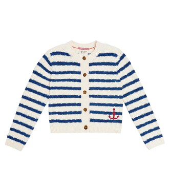 Striped cotton-blend cardigan | Scotch & Soda Kids