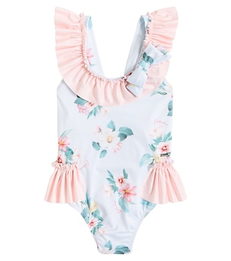Ruffled floral swimsuit | Patachou