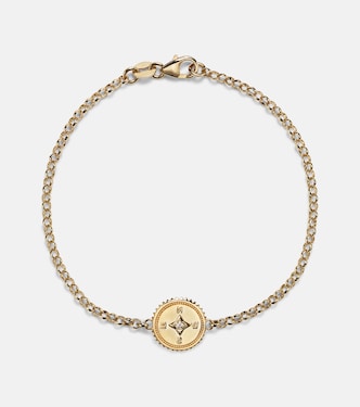 Armband Internal Compass aus 18kt Gelbgold mit Diamant | FoundRae