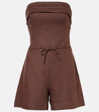 Fleuri linen jumpsuit | Faithfull