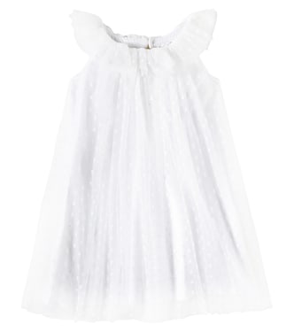 Nuance embroidered tulle dress | Bonpoint