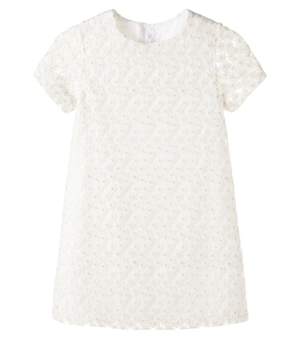 Emanuela embroidered tulle dress | Bonpoint