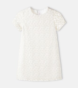 Emanuela embroidered tulle dress | Bonpoint