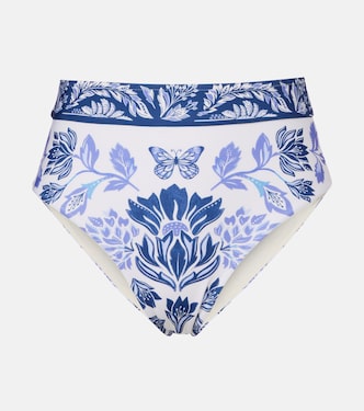 Floral high-rise bikini bottoms  | Farm Rio