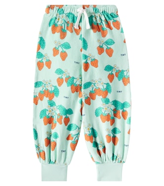 Strawberries cotton terry sweatpants | Tinycottons