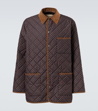 Polka-dot quilted jacket | Valentino
