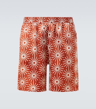 Bedruckte Shorts Palma aus einem Seidengemisch | Frescobol Carioca