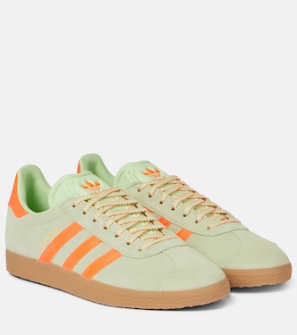 Gazelle leather-trimmed suede sneakers | Adidas