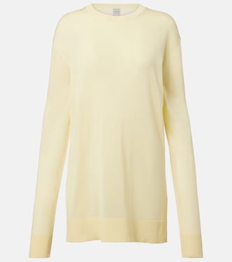 Oversized semi-sheer sweater  | Toteme