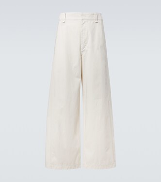 Cotton twill wide-leg pants | Lemaire