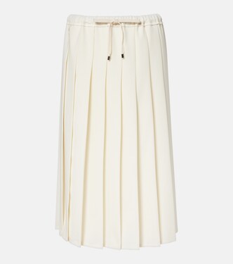 Pleated midi skirt | Brunello Cucinelli