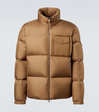 Daunenjacke Chinon mit Leder | Moncler
