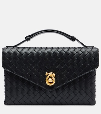 Knot Lock Intrecciato leather tote bag | Bottega Veneta