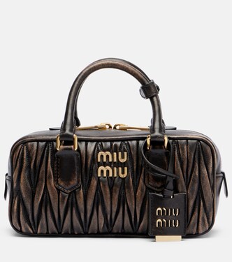 Arcadie matelassé leather tote bag | Miu Miu